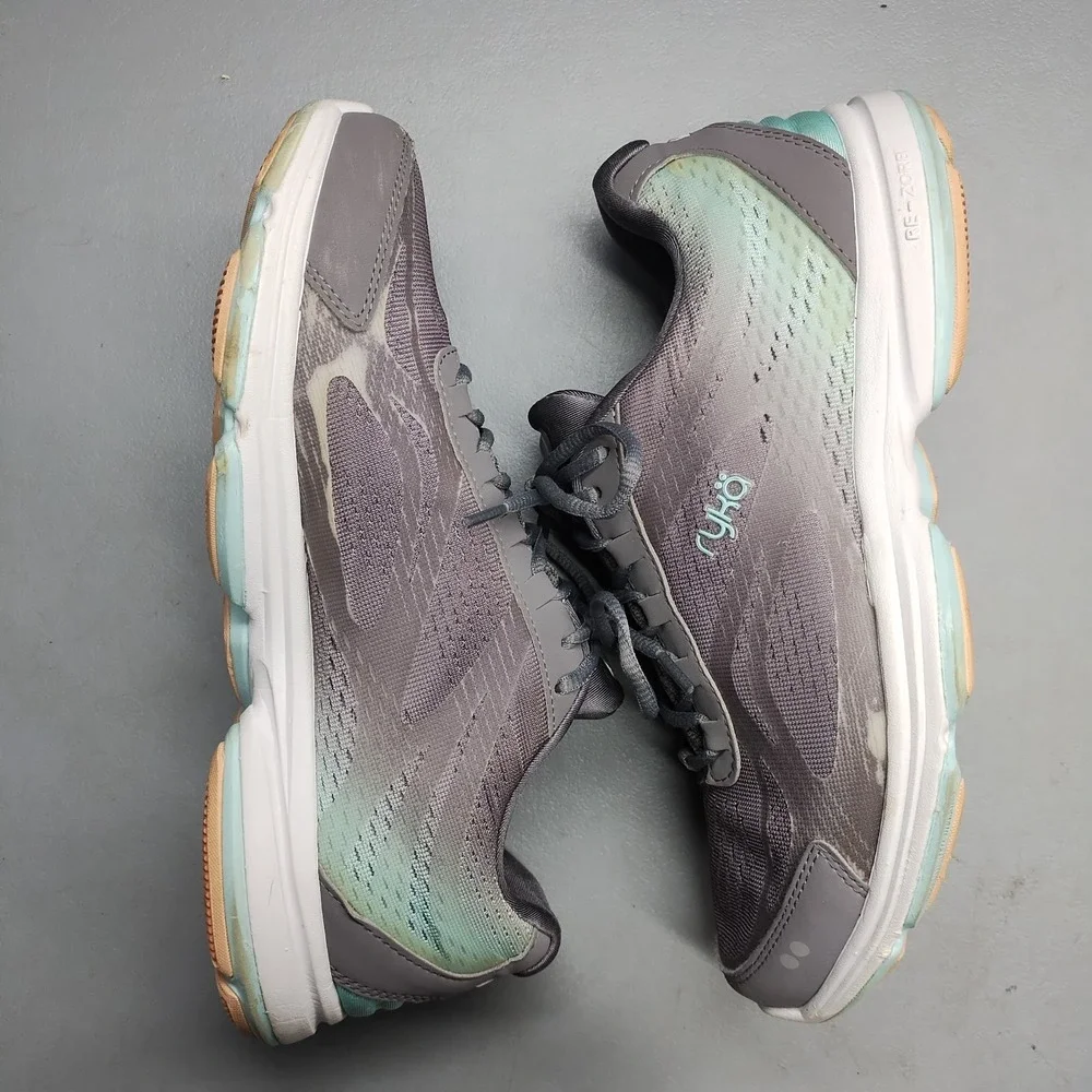 Ryka Devotion Plus 2 Walking Shoes Womens US 9M Multi Synthetic Athletic Lace Up